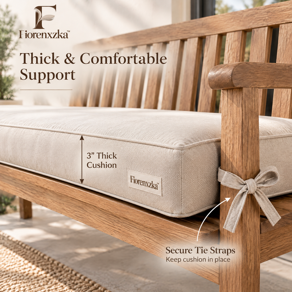 Fiorenxzka™ Bench Seat Cushion Pad image 4