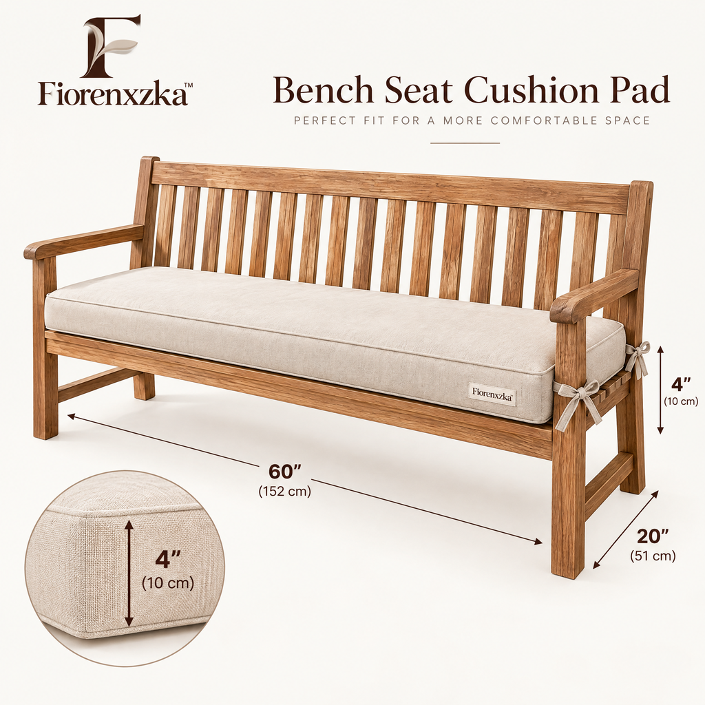 Fiorenxzka™ Bench Seat Cushion Pad image 6