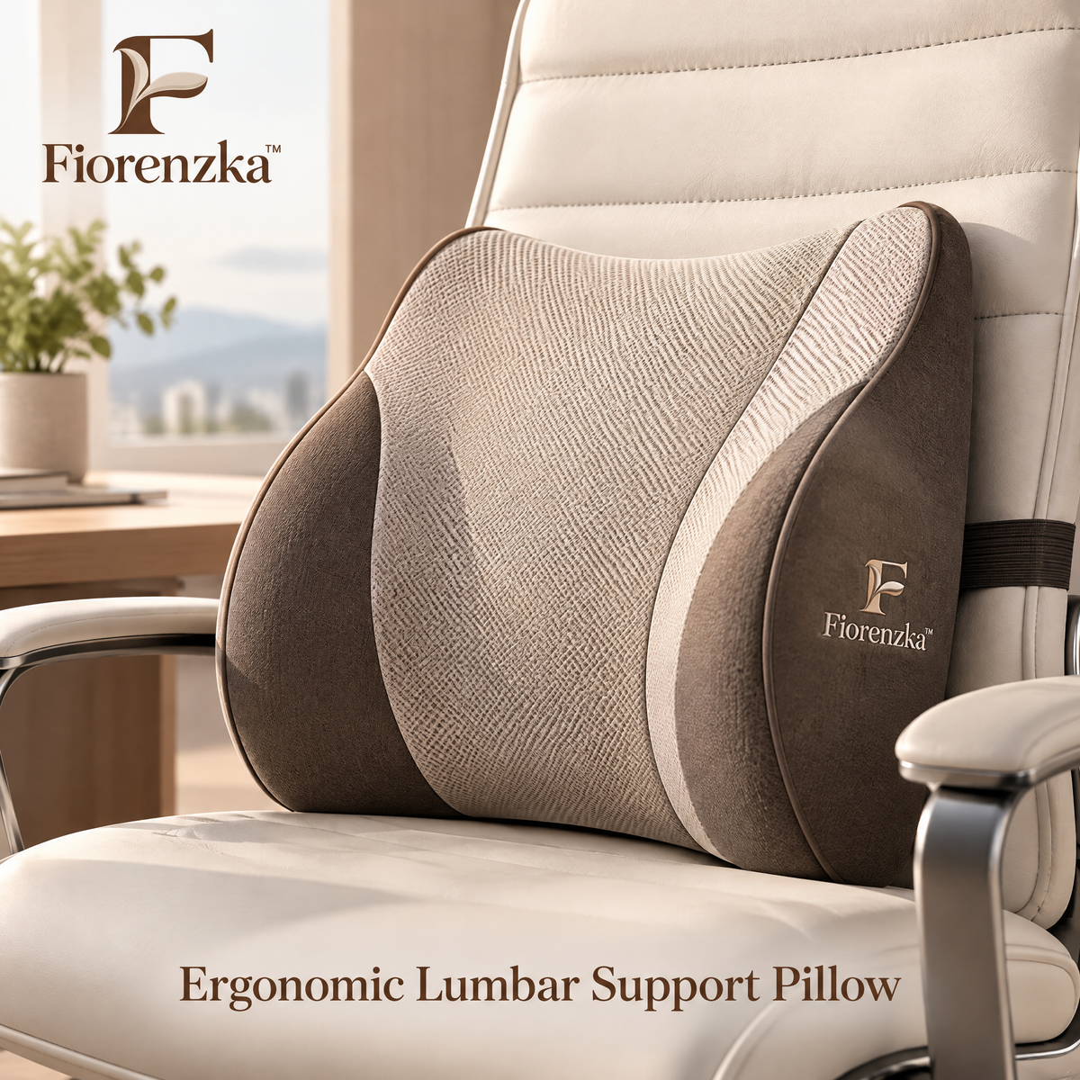 Fiorenxzka™ Ergonomic Lumbar Support Pillow image 2