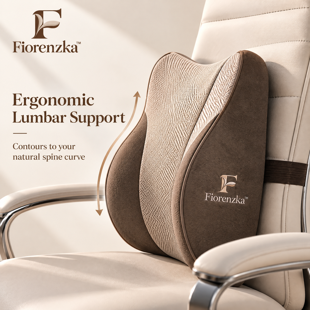 Fiorenxzka™ Ergonomic Lumbar Support Pillow image 4