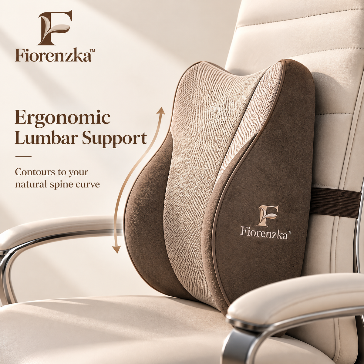 Fiorenxzka™ Ergonomic Lumbar Support Pillow image 4