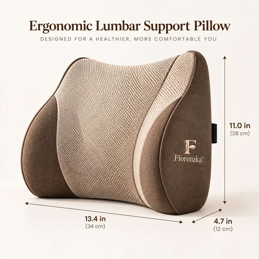 Fiorenxzka™ Ergonomic Lumbar Support Pillow image 6