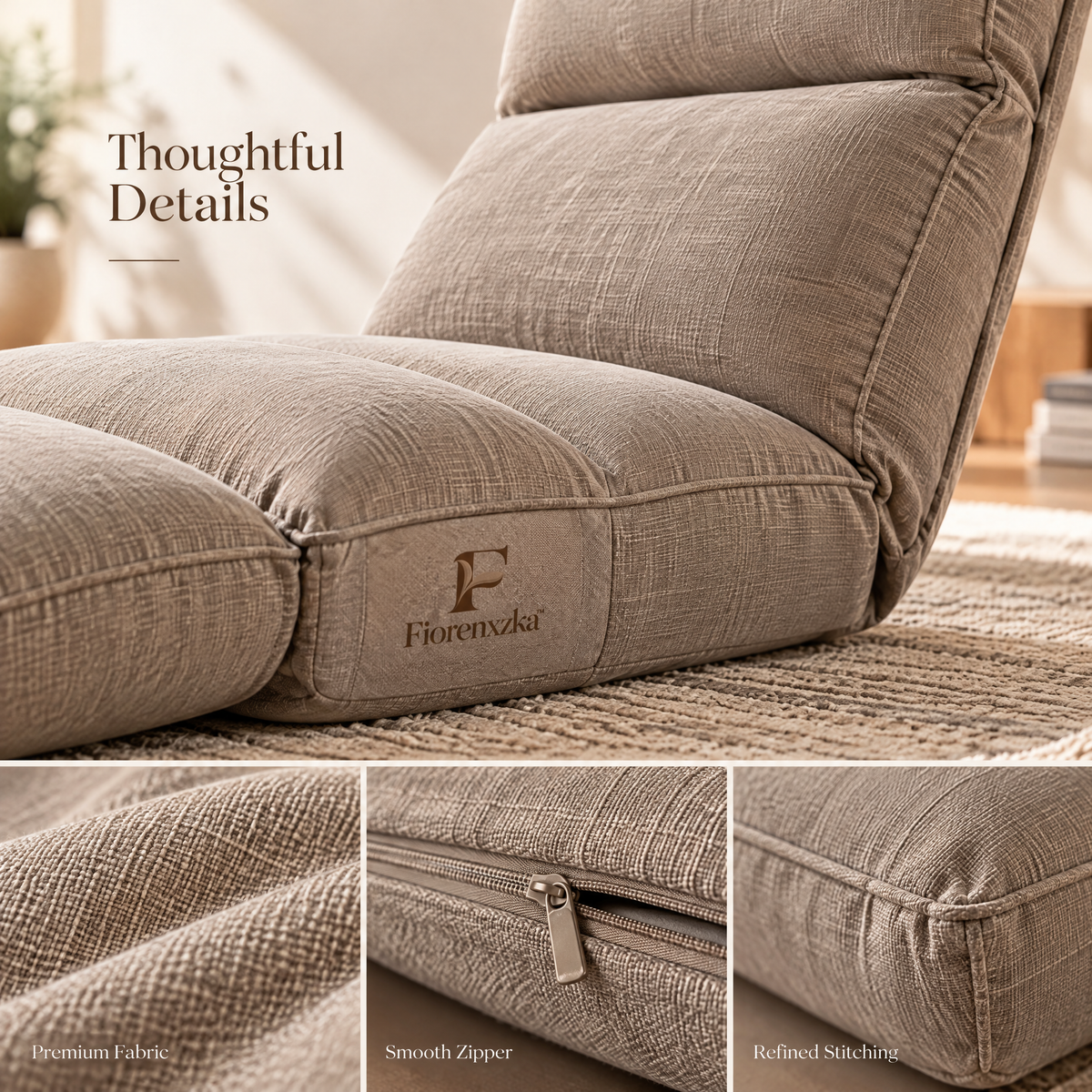Fiorenxzka™ Convertible Floor Lounger Cushion image 5