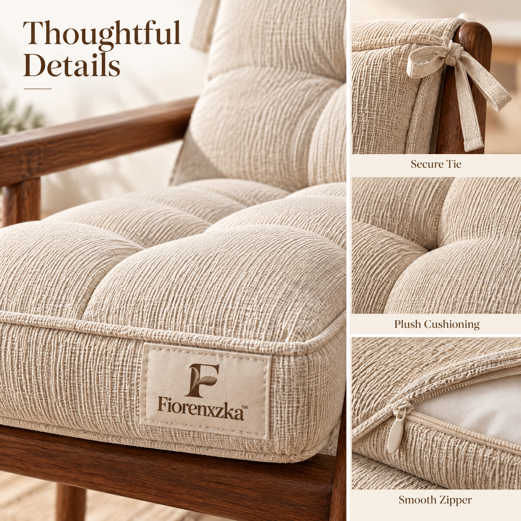 Fiorenxzka™ Decorative Accent Chair Cushion image 5