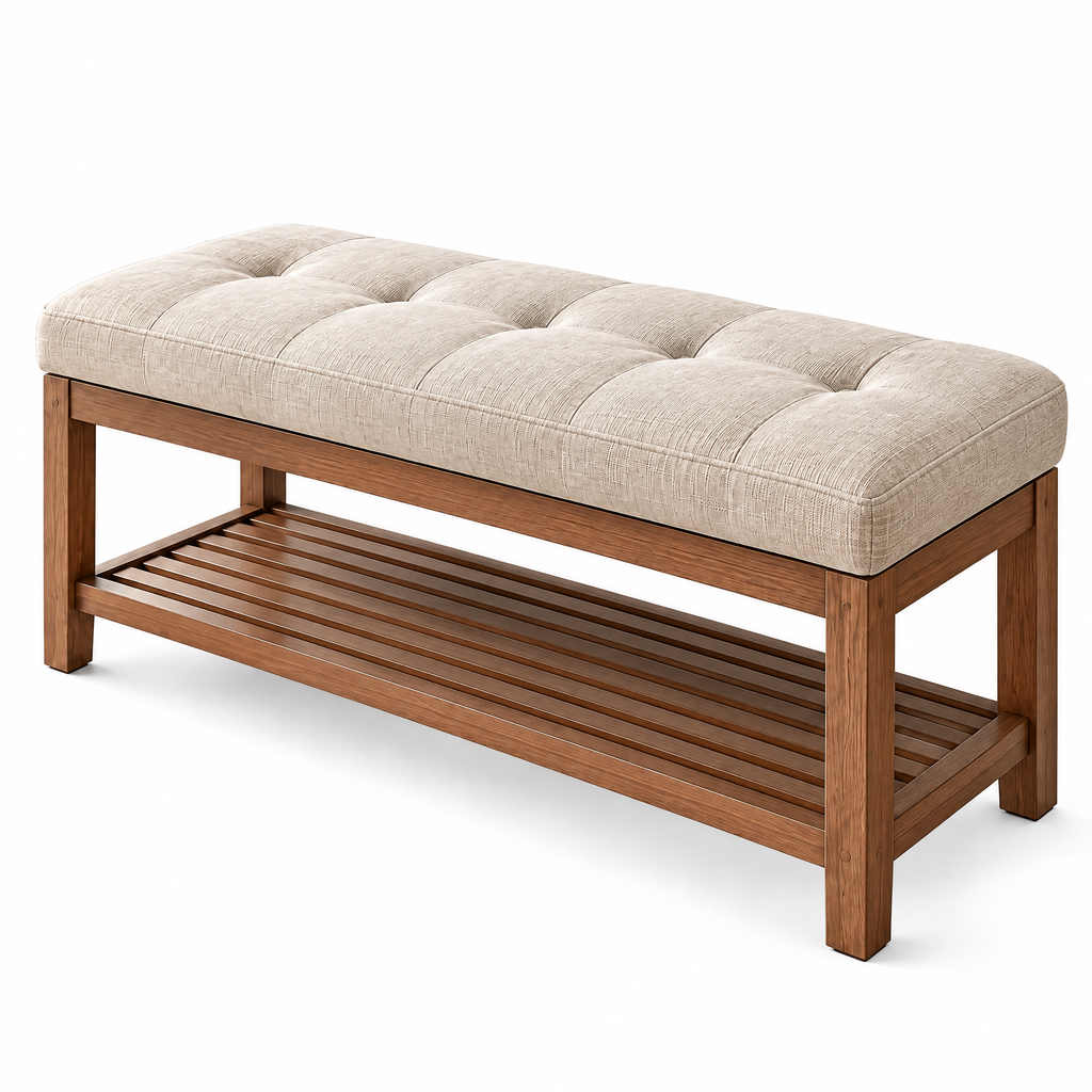 Fiorenxzka™ Entryway Upholstered Bench Cushion image 1