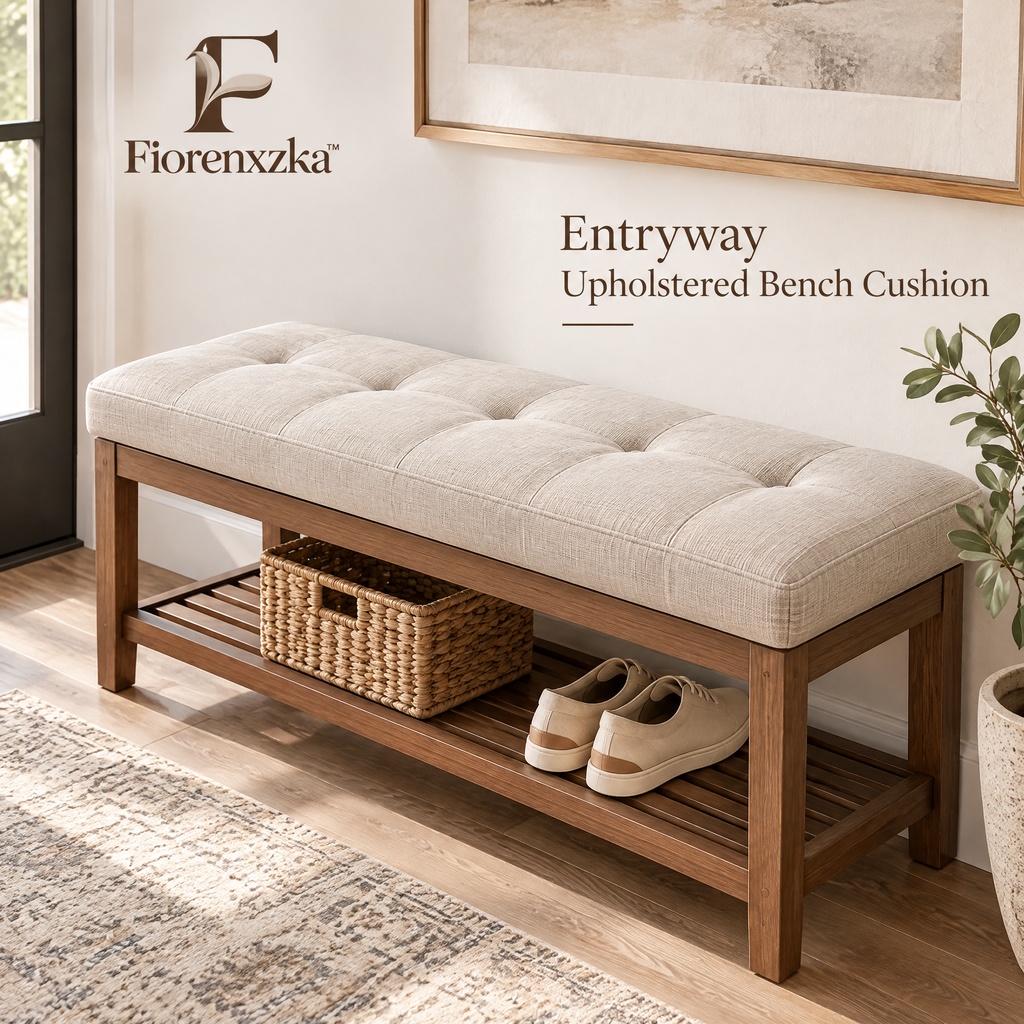 Fiorenxzka™ Entryway Upholstered Bench Cushion image 2