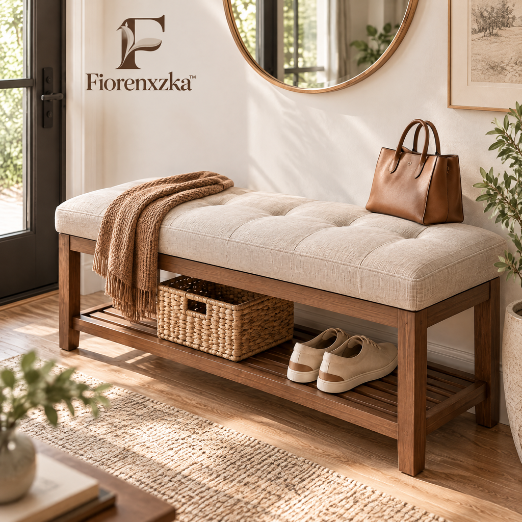 Fiorenxzka™ Entryway Upholstered Bench Cushion image 7